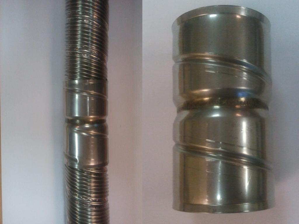 22229  NorFlex rookgasafvoer koppelstuk diameter  60mm flex / diameter  60mm flex